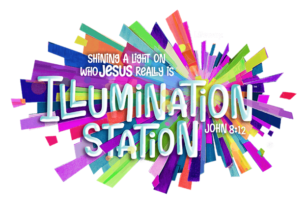 Vacation Bible School Bible Camp image Illumination Station  August 3 - 7, 2026.
